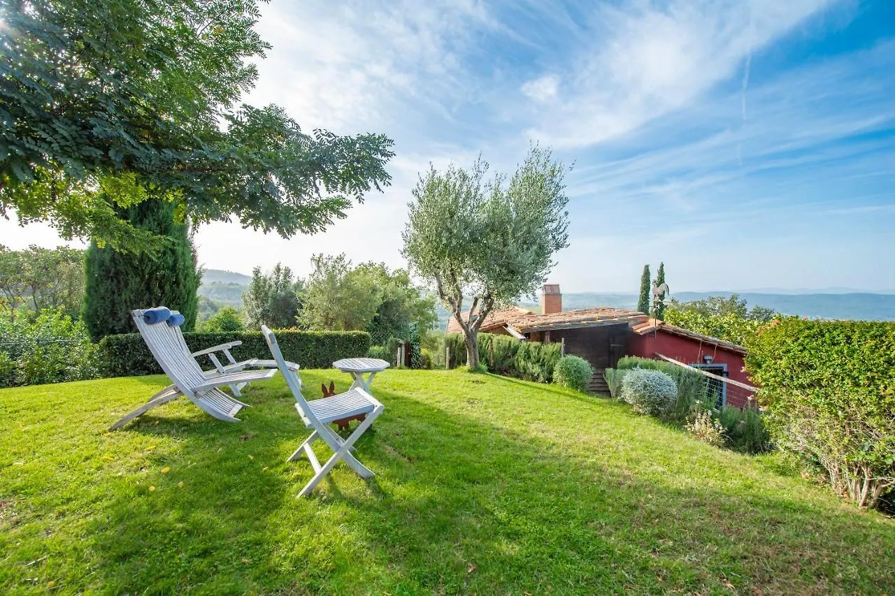 Podere Torricelle 69B Pancole Gr, Seaview Infinity Pool, Jacuzzi, Sauna, Exclusive Villa For 4 And Independent Extra Suite For 2 In Main Villa With Private Ensuite Bathroom, Kitchenette, Dining Area For 6 With Barbeque In Exclusive Private Garden